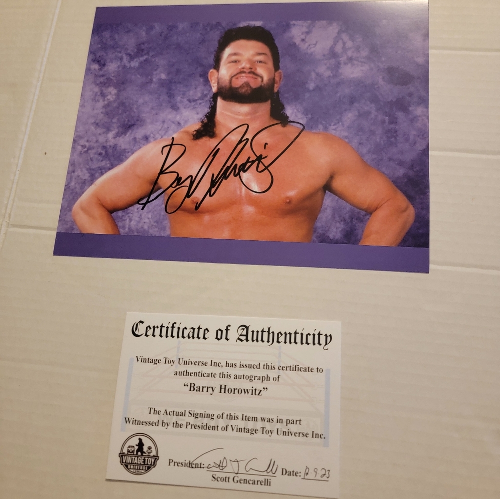 Barry Horowitz Autographed Photo With COA